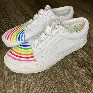 **SOLD** Rainbow Vans X Flour Shop Old Skool